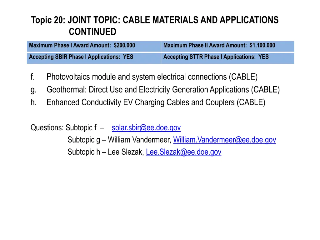 topic 20 joint topic cable materials 1