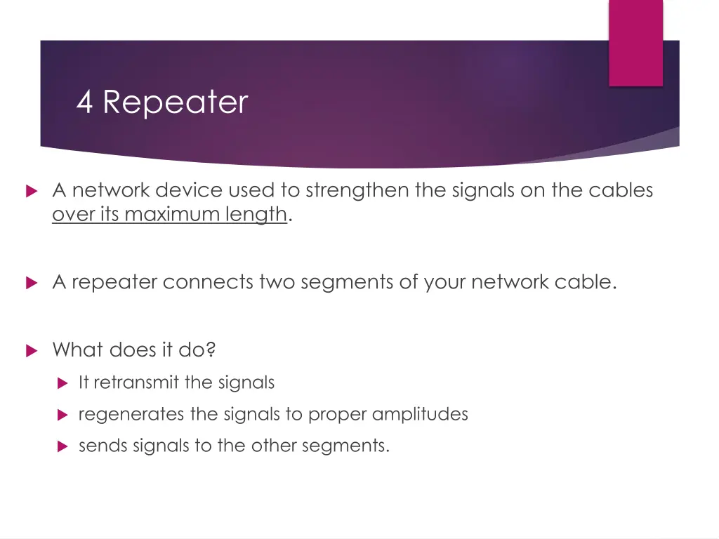 4 repeater