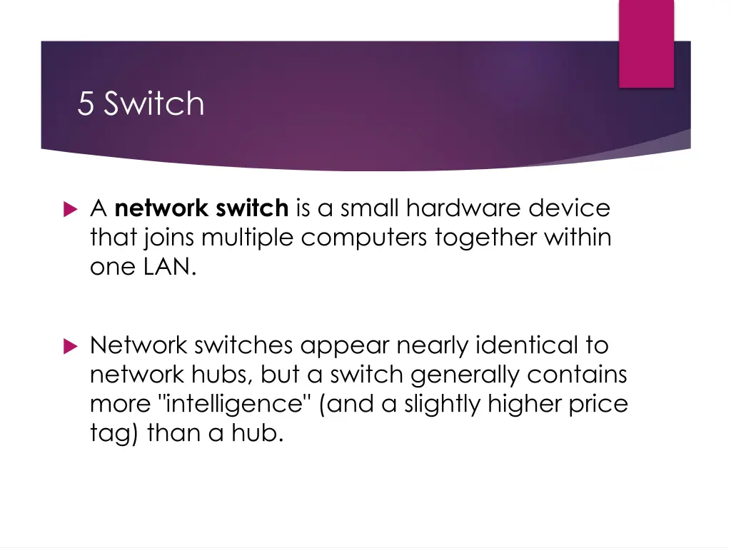 5 switch