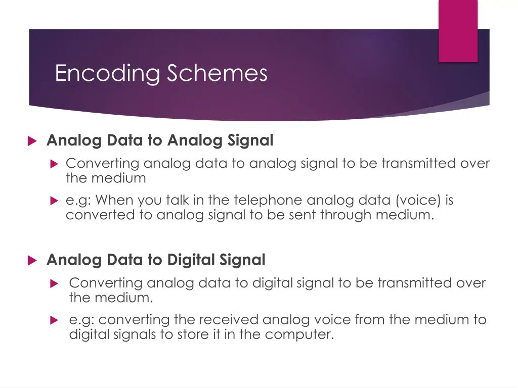 encoding schemes 1