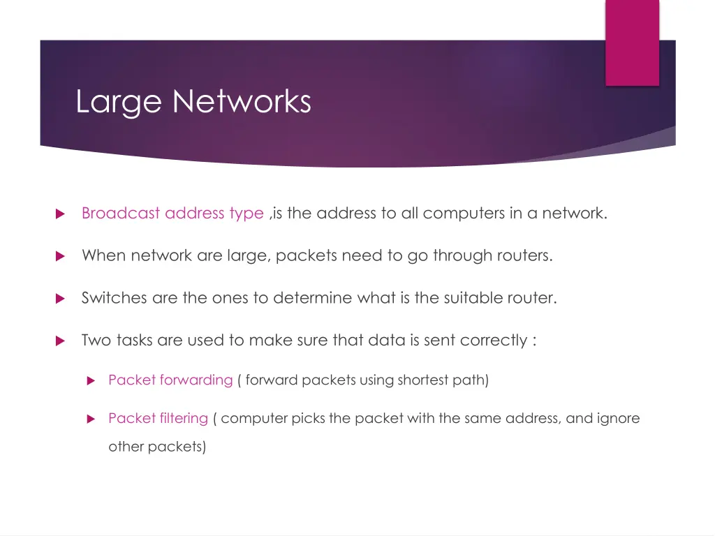 large networks