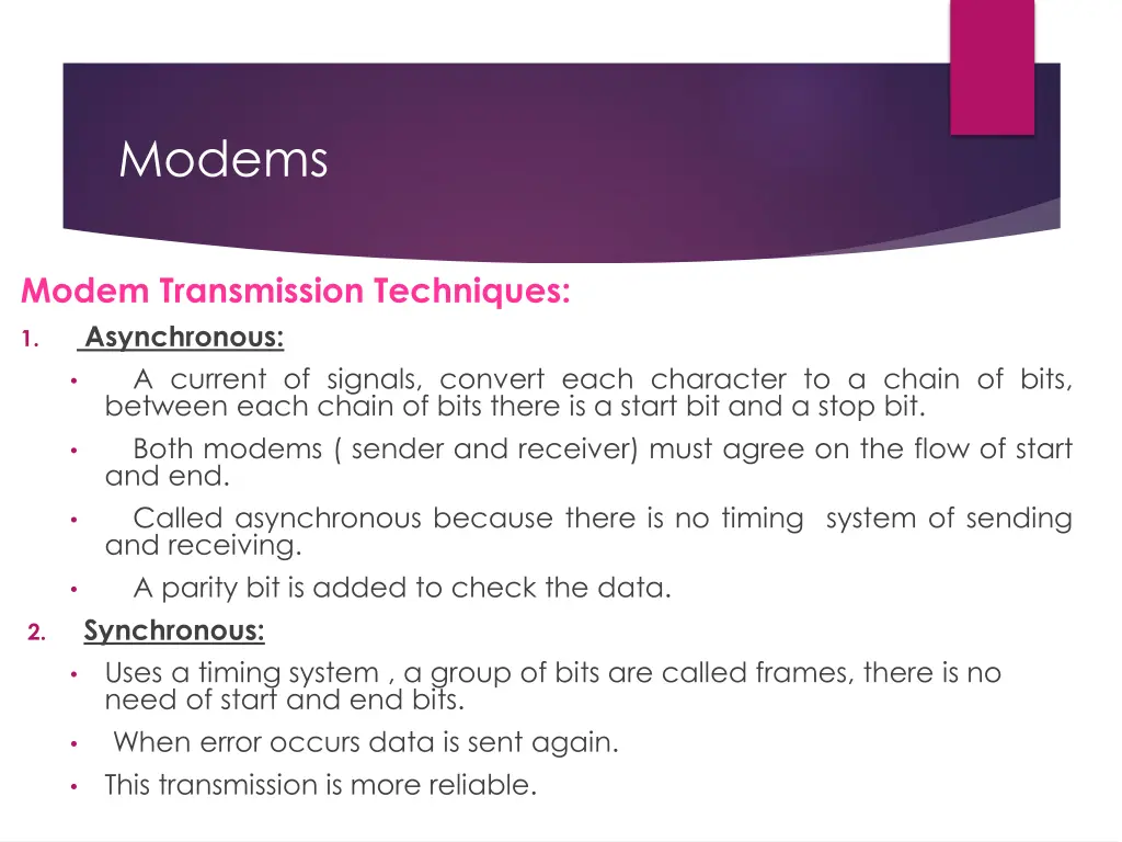 modems 1