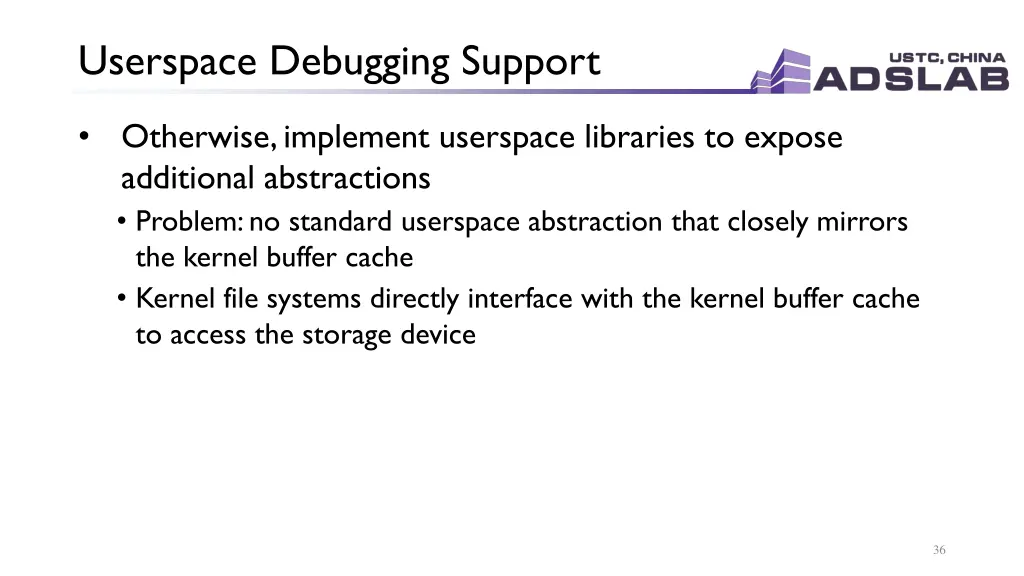 userspace debugging support 3