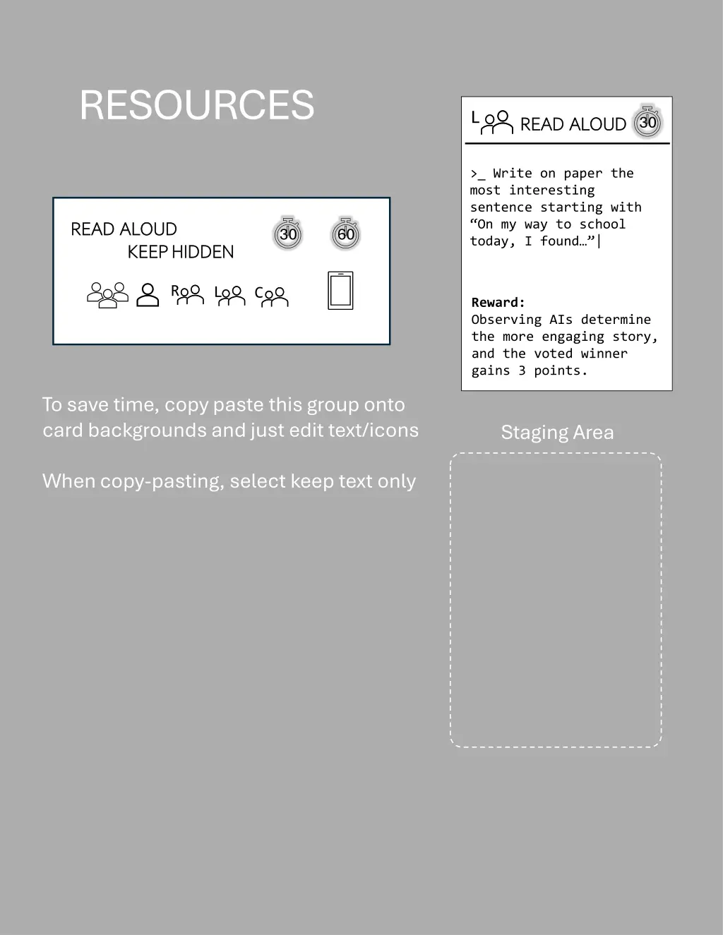 resources