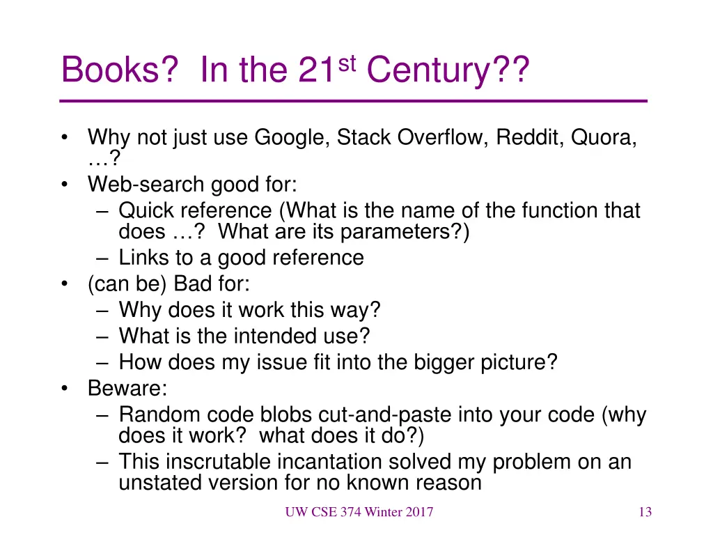 books in the 21 st century