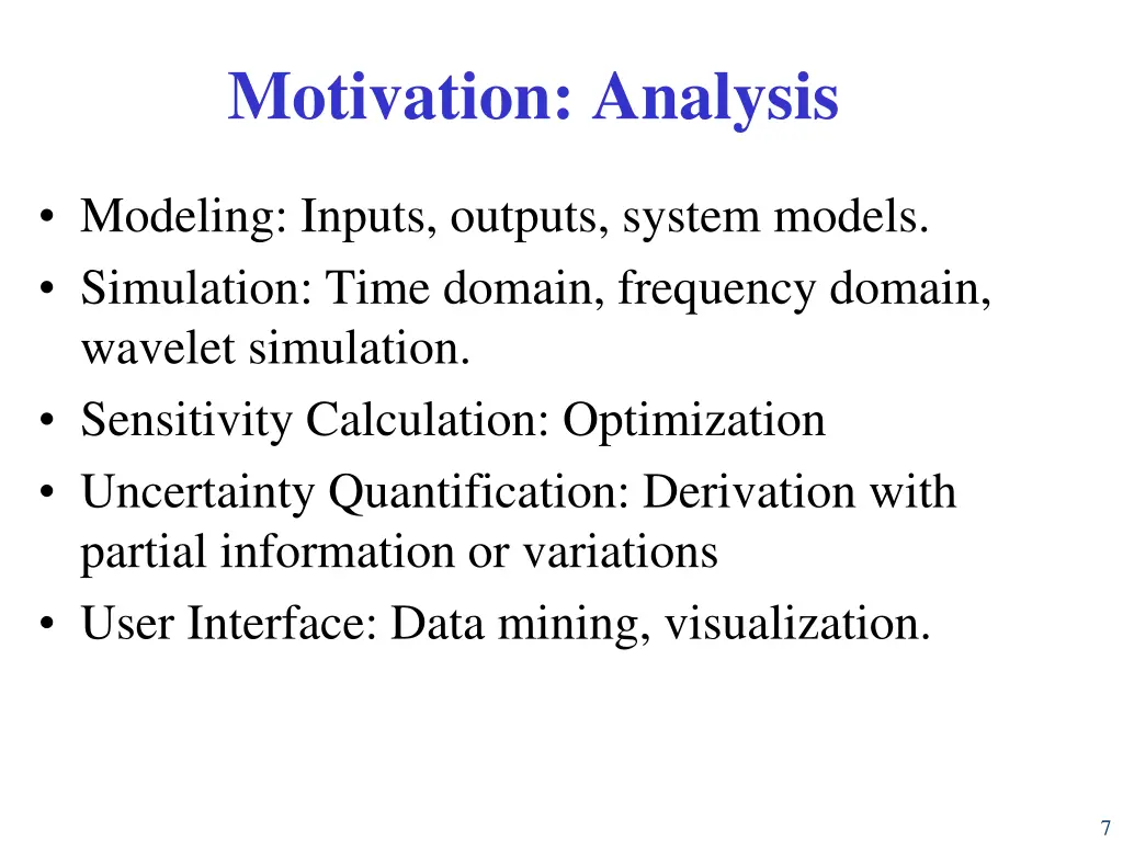 motivation analysis 1