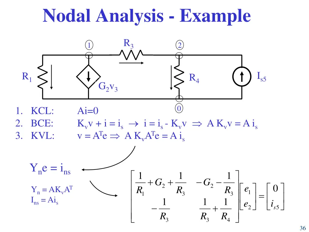 nodal analysis example