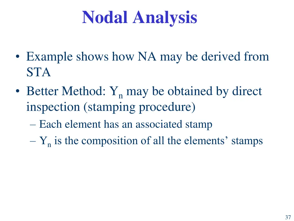 nodal analysis