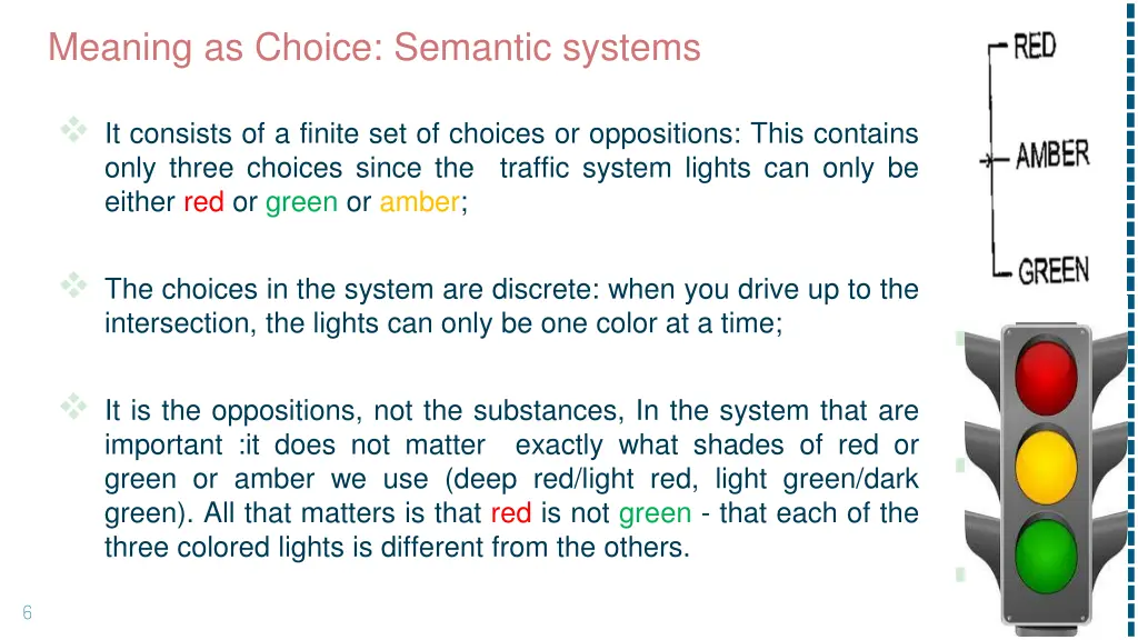 meaning as choice semantic systems