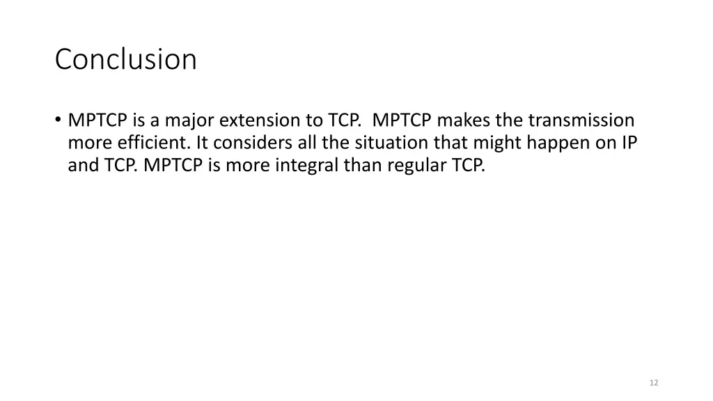 conclusion
