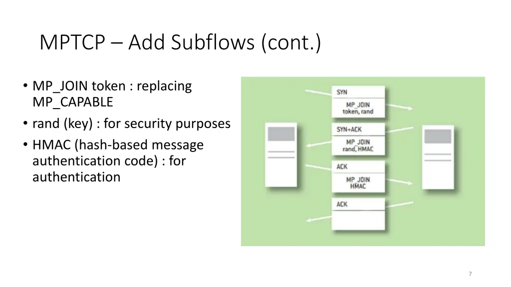 mptcp add subflows cont