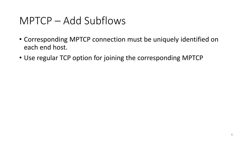 mptcp add subflows