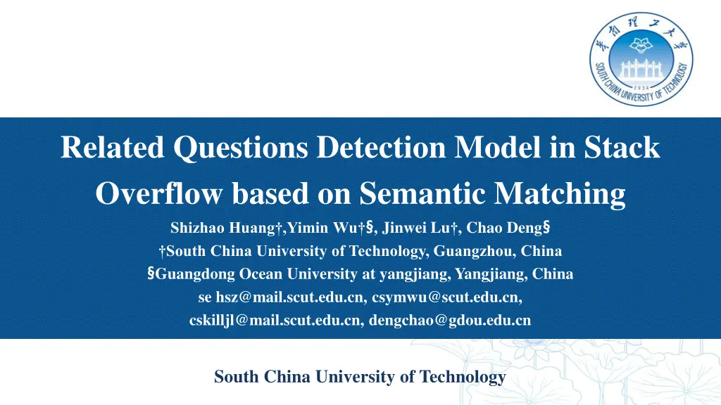related questions detection model in stack
