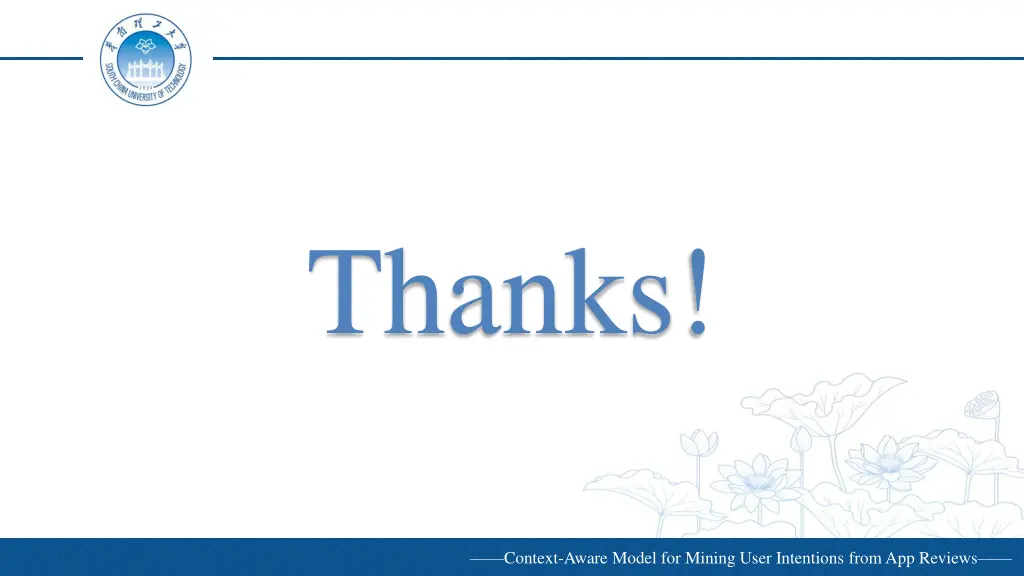 thanks