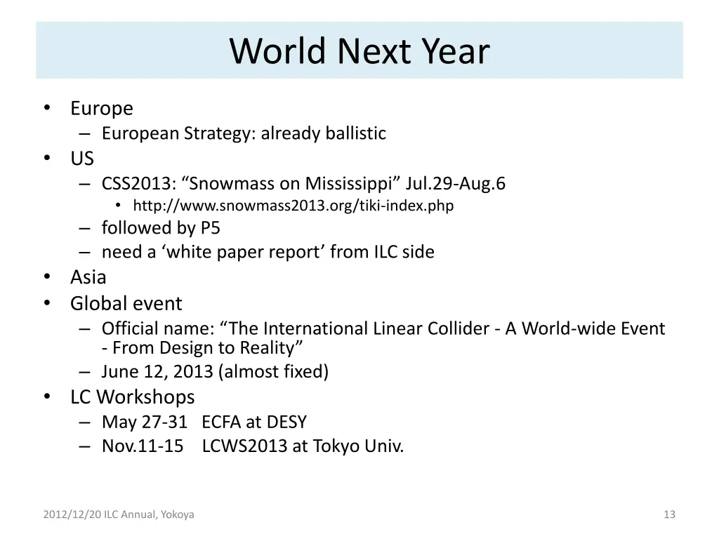 world next year