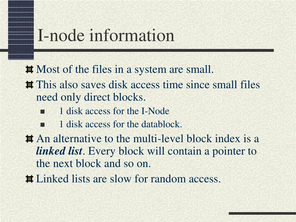 i node information 4