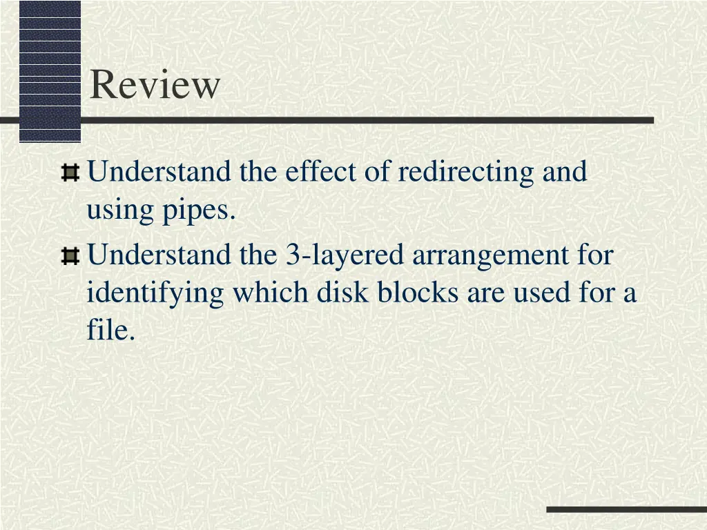 review