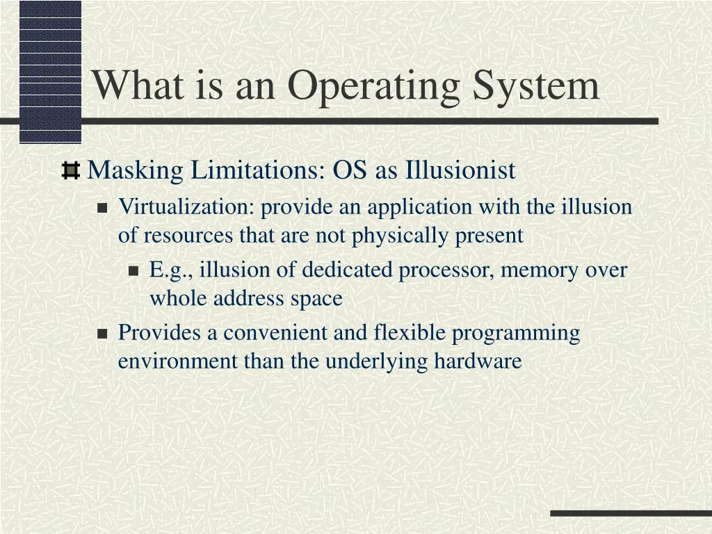what is an operating system 1