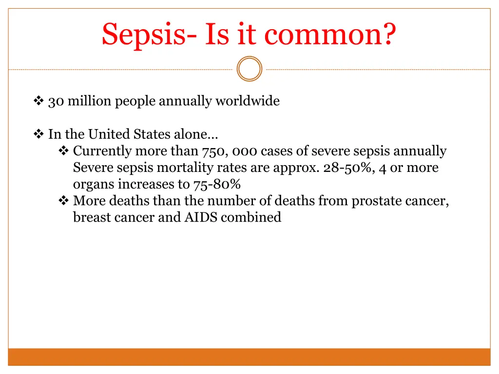 sepsis is it common