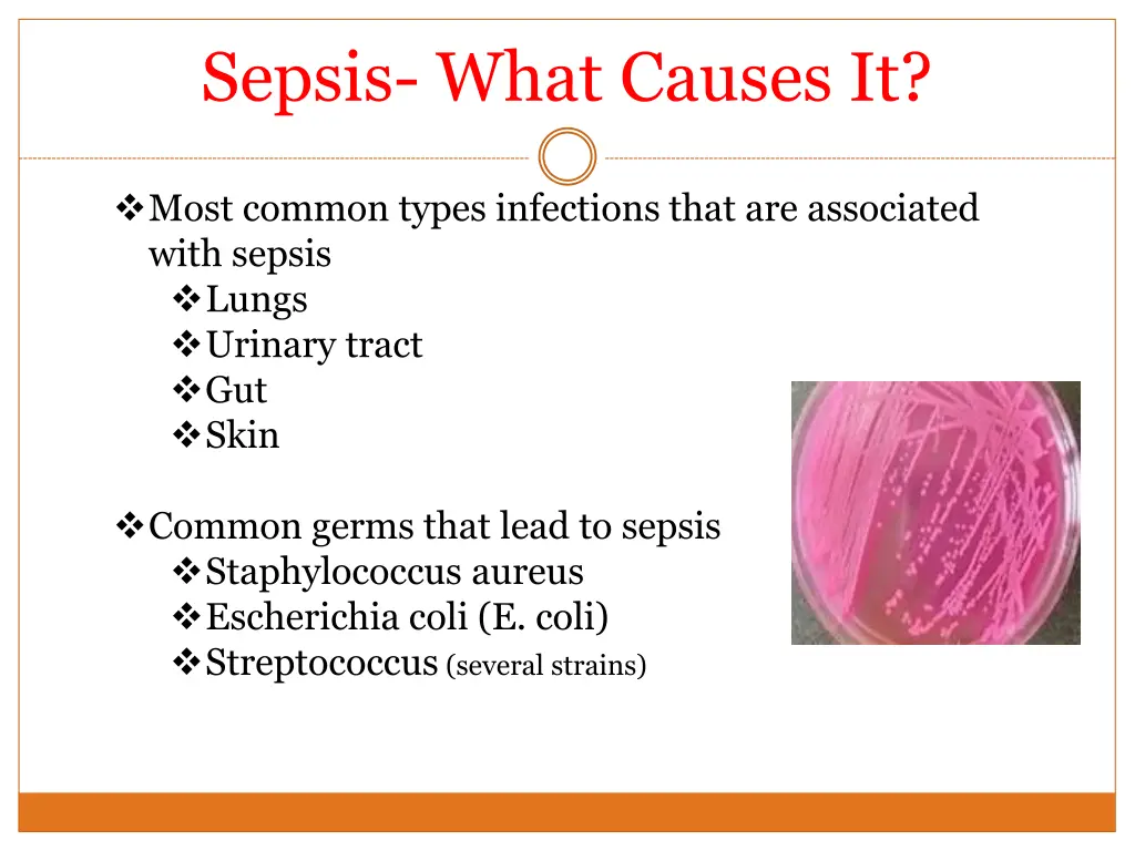 sepsis what causes it