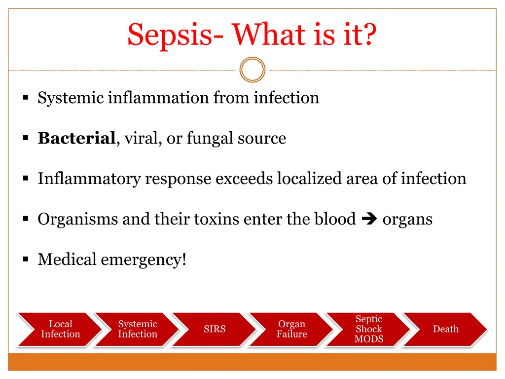 sepsis what is it