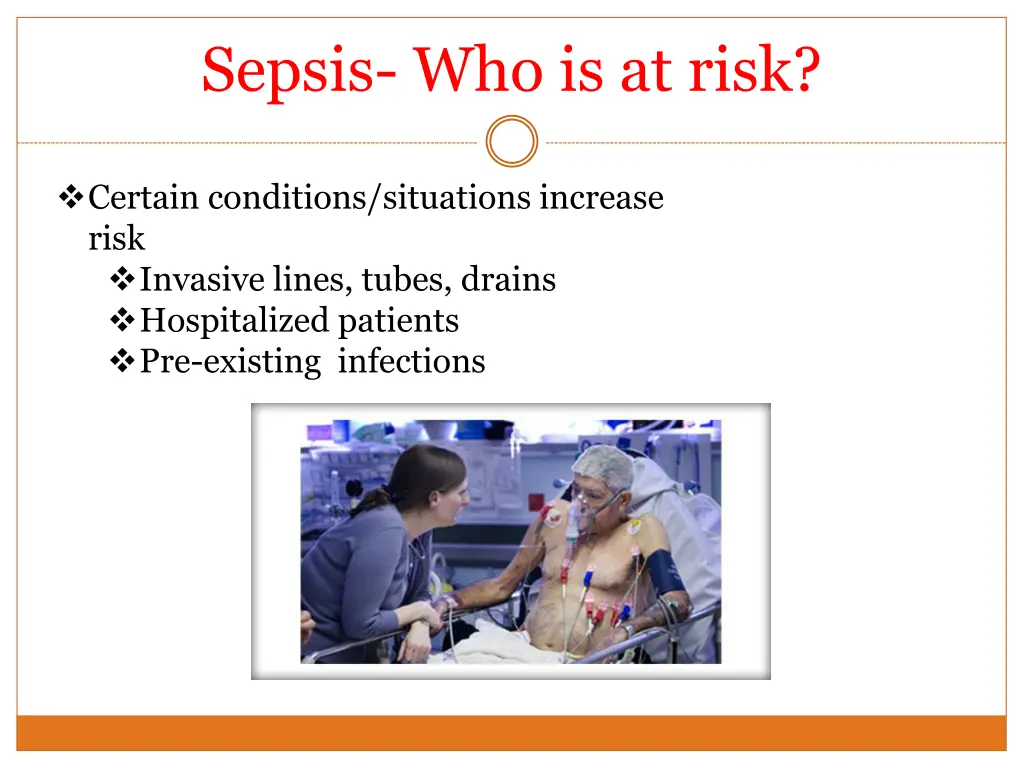 sepsis who is at risk 1