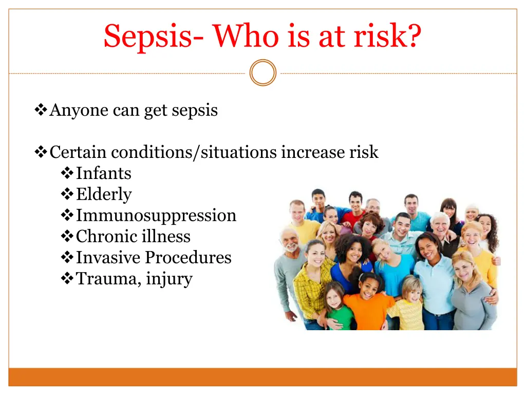 sepsis who is at risk