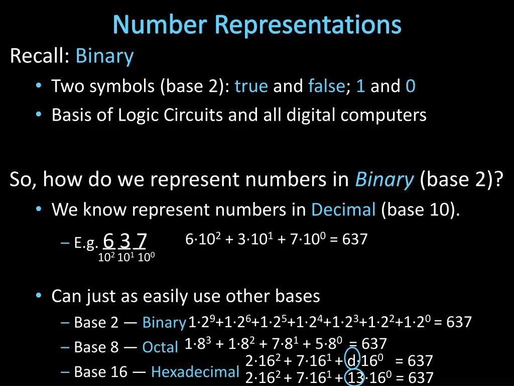 number representations 1