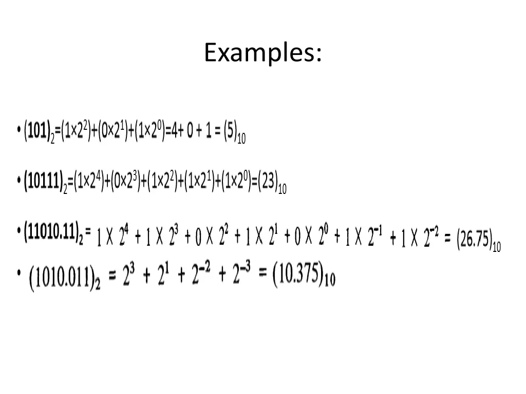 examples
