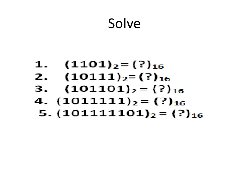solve 3