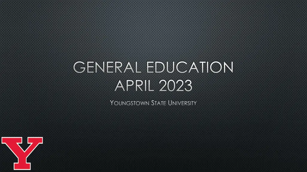general education april 2023