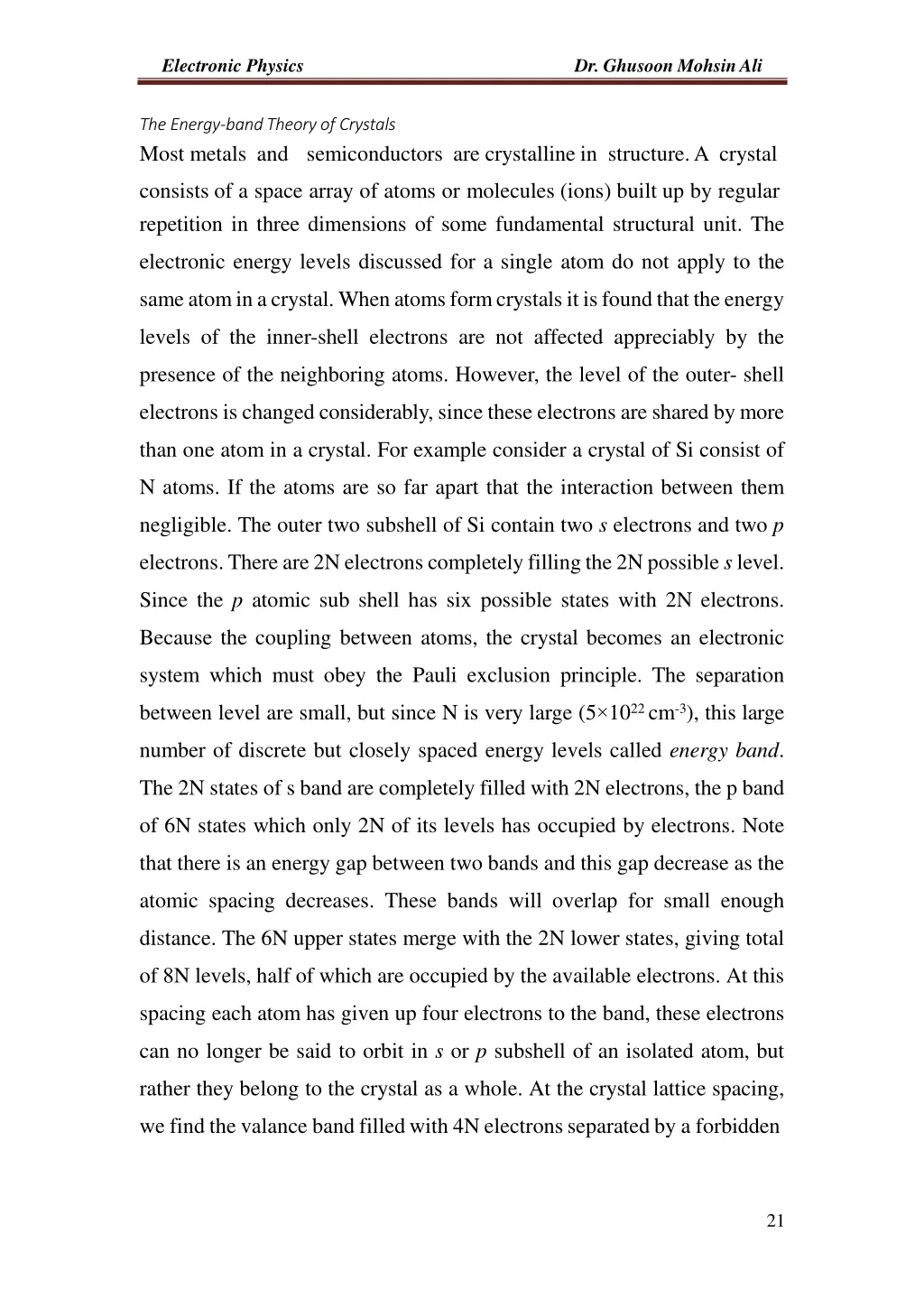 electronic physics 3