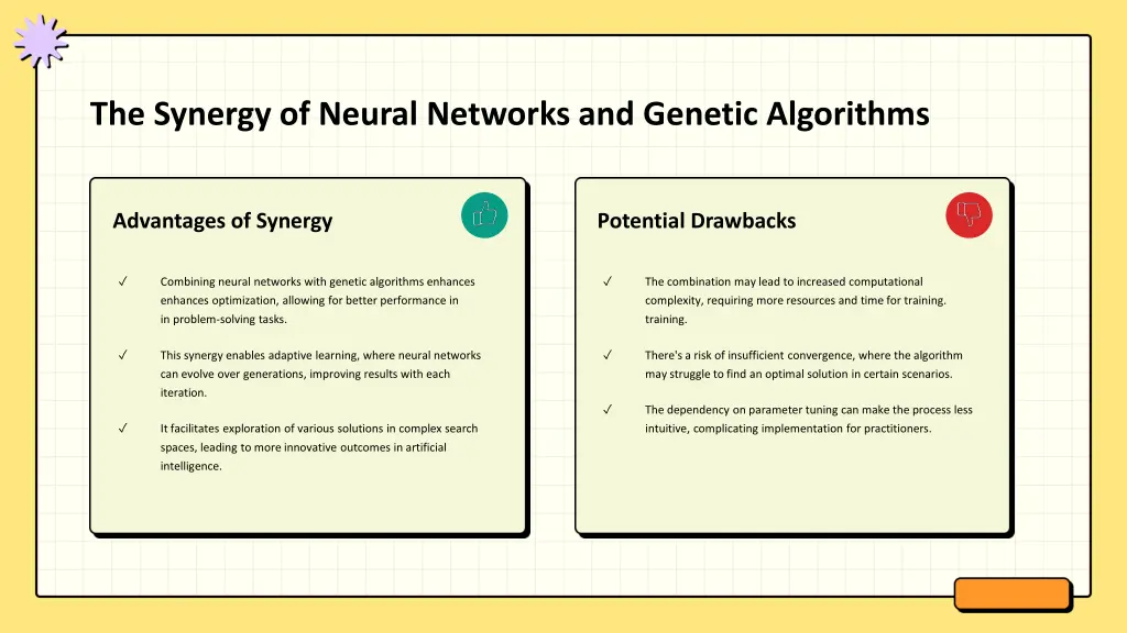 the synergy of neural networks and genetic