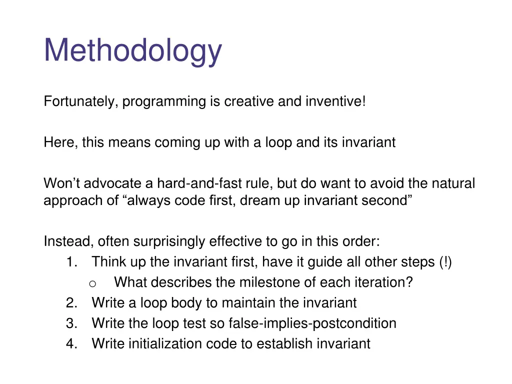methodology