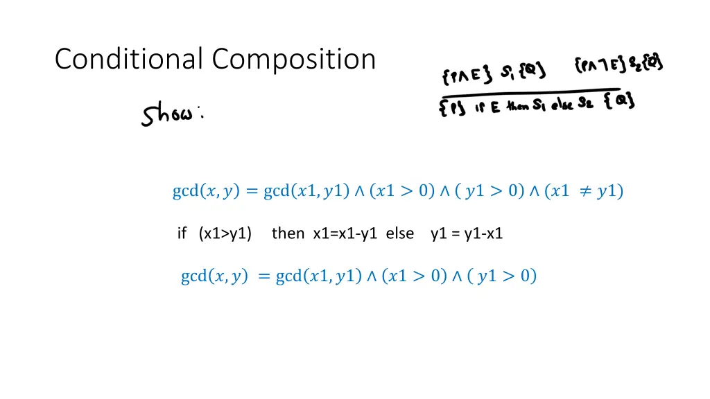 conditional composition 2