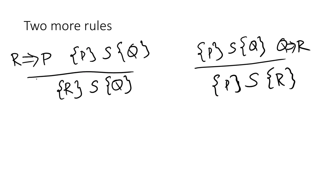 two more rules