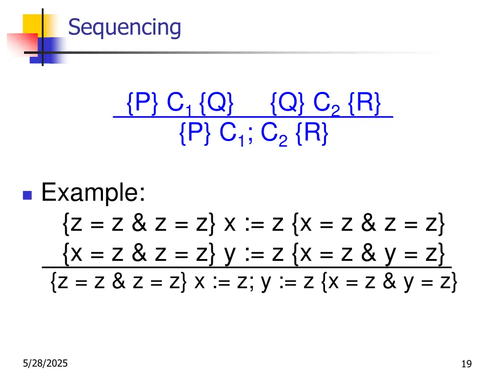 sequencing