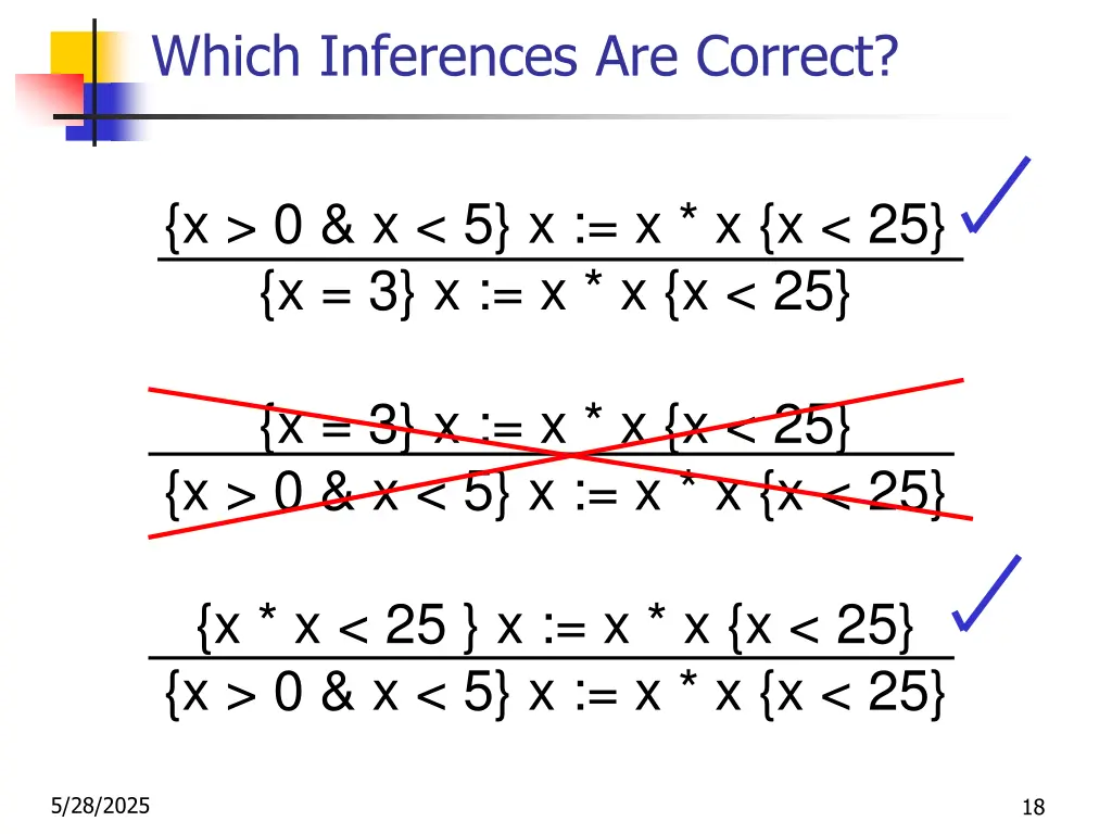 which inferences are correct 1