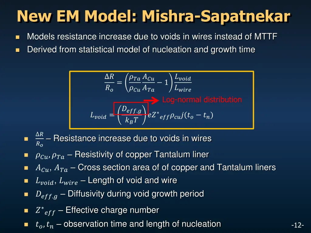 new em model mishra sapatnekar
