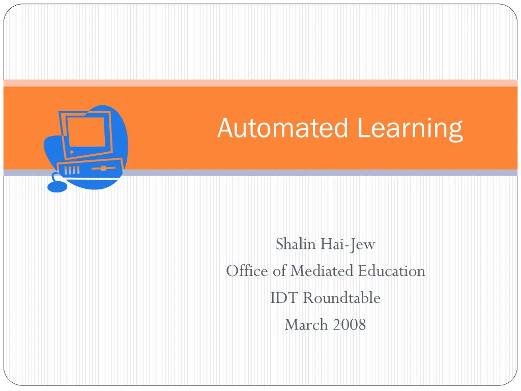 automated learning