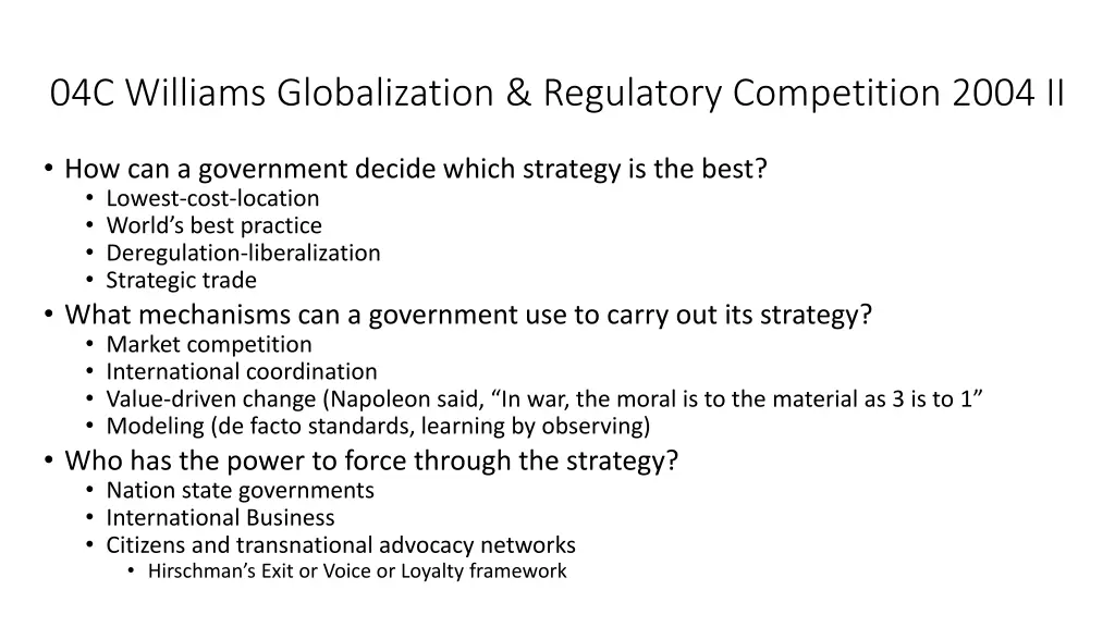 04c williams globalization regulatory competition 1