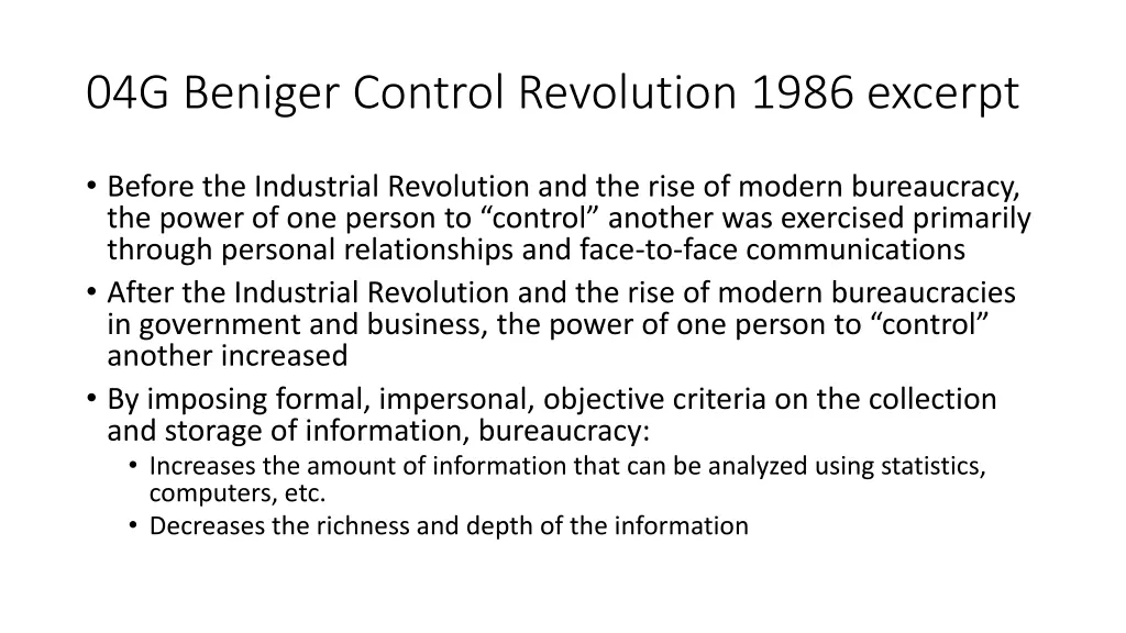 04g beniger control revolution 1986 excerpt