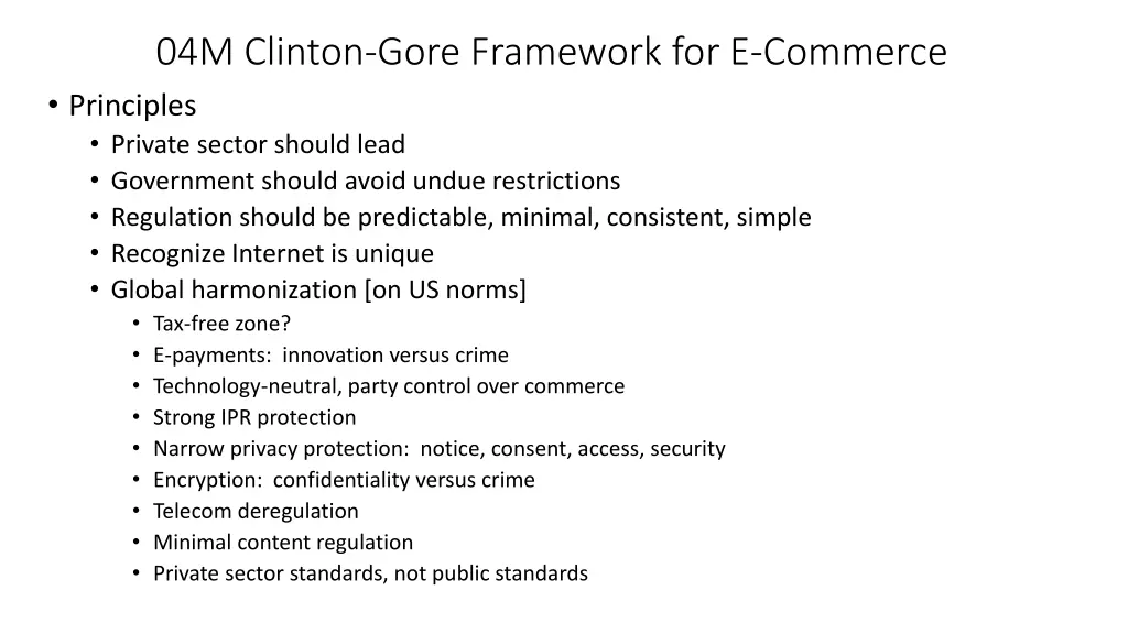 04m clinton gore framework for e commerce