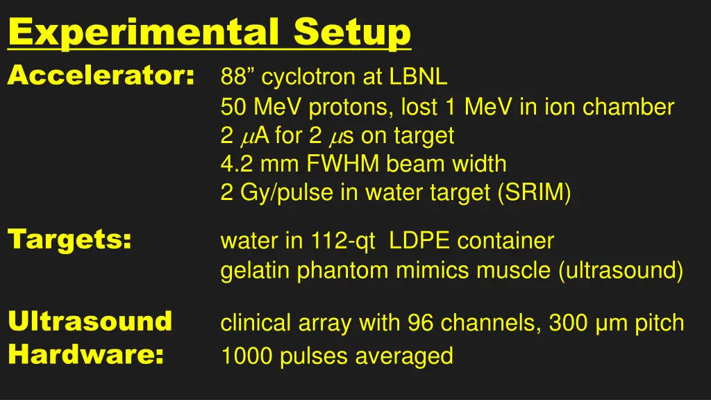 experimental setup accelerator 88 cyclotron