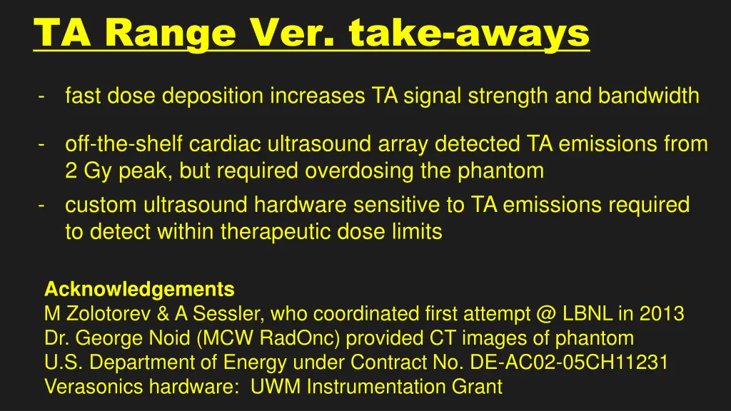 ta range ver take aways