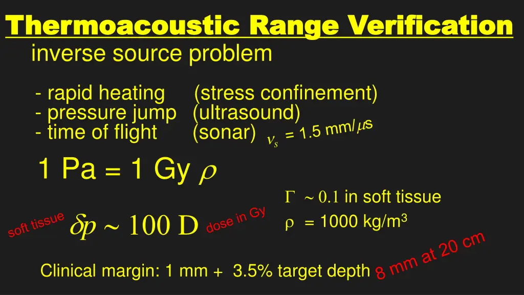 thermoacoustic range thermoacoustic range