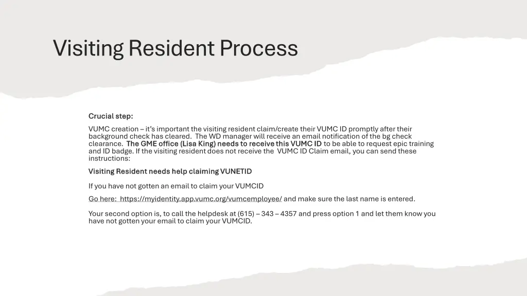 visiting resident process 13