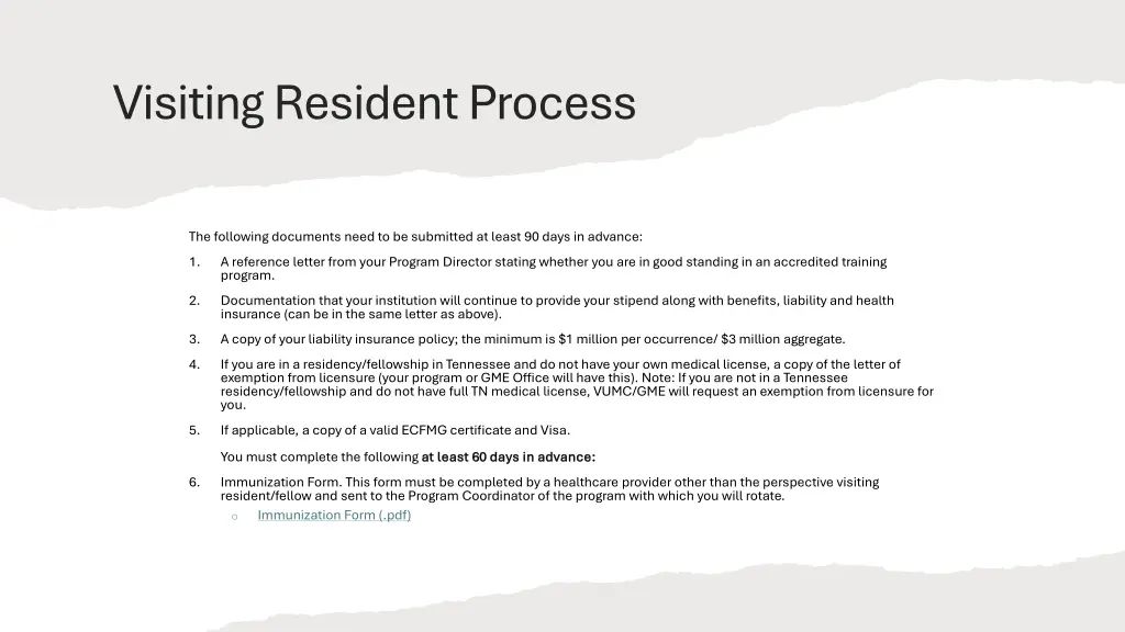 visiting resident process 2