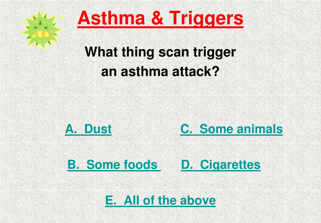 asthma triggers 9