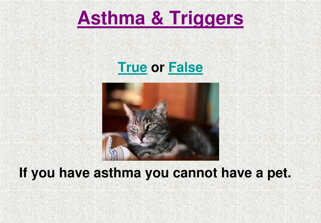 asthma triggers